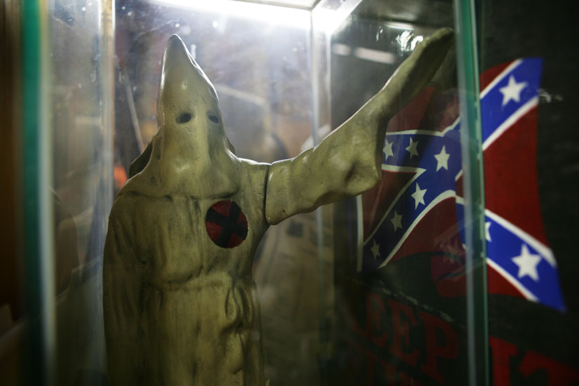 Confederate Battle Flag and the Klansman : Kennesaw : Georgia
