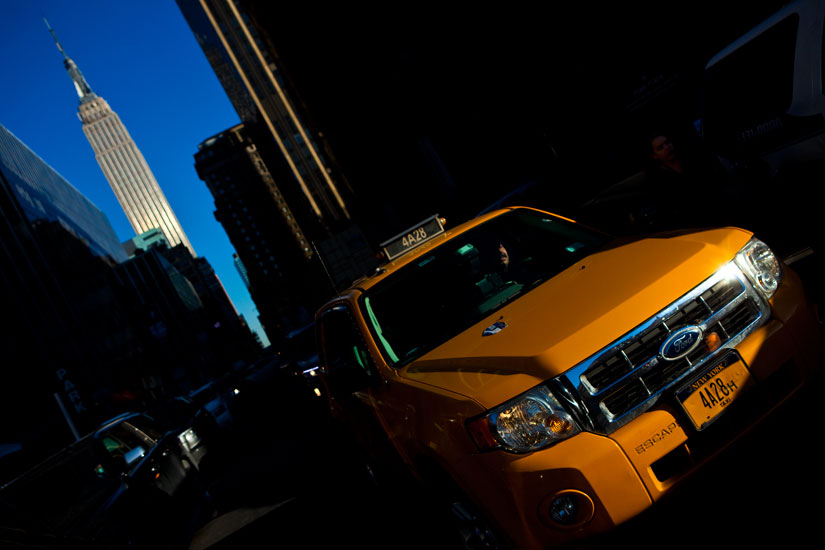 Fade to Black : Uber Cars Outnumber Yellow Cabs : NYC