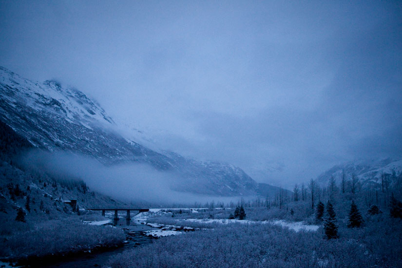 Portage Glacier Highway : Placer Creek : Alaska