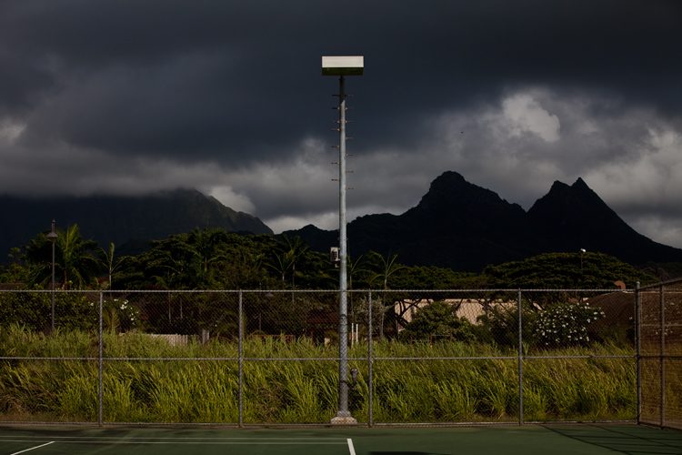 Storm Light : Waimanalo District Park : Oahu Hawaii
