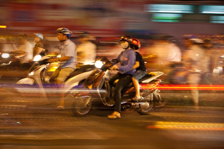 The Dream of the Sea of Bikes : District 1 Siagon : Vietnam