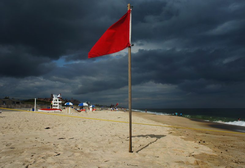 Red Flag : The Hamptons NY : USA