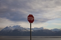 Alaska Stop sign