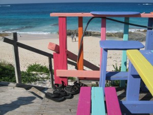 Nipper’s Beach Bar; Guana Cay Bahamas