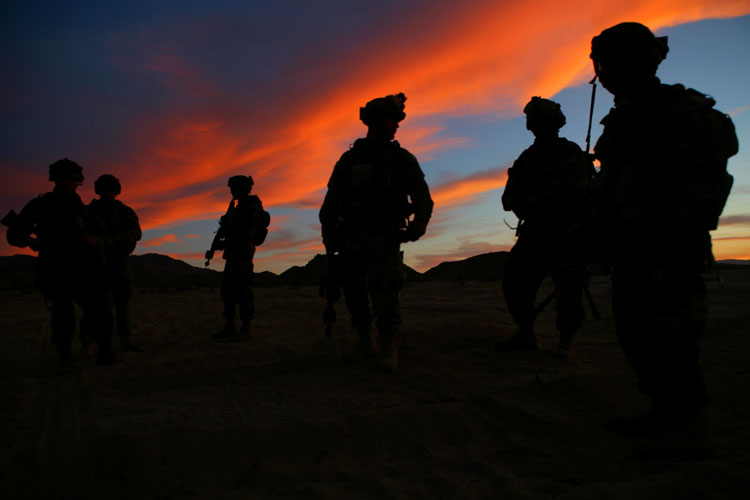 Band of Brothers : US troops in the Desert