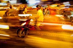 River of Motorbikes : Saigon : Vietnam