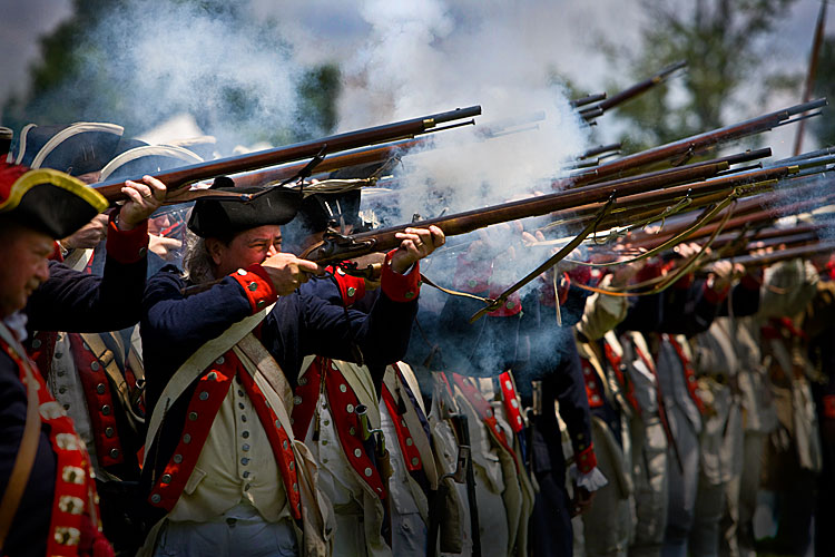 Independence Day : Revolutionary War Reenactment : Mt Vernon : Virginia